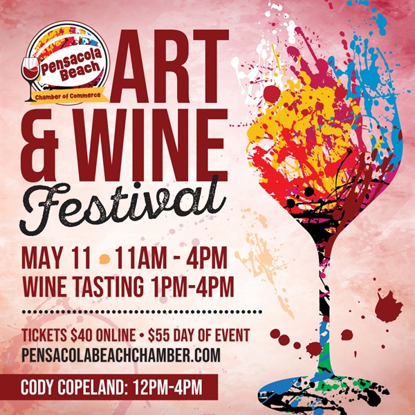 Pensacola Beach Chamber's Art & Wine Festival Moves to Spring; Call for Artists