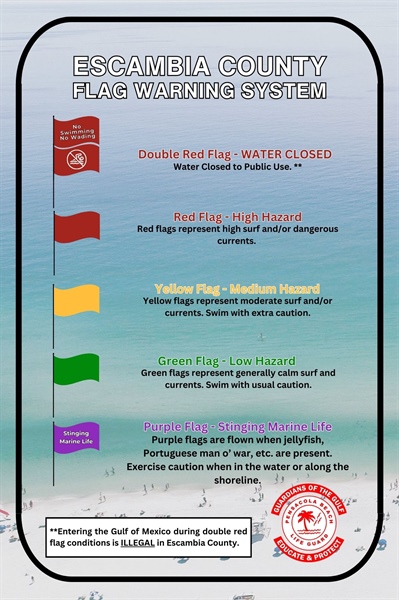 Pensacola Beach Lifeguards Update Beach Flag System
