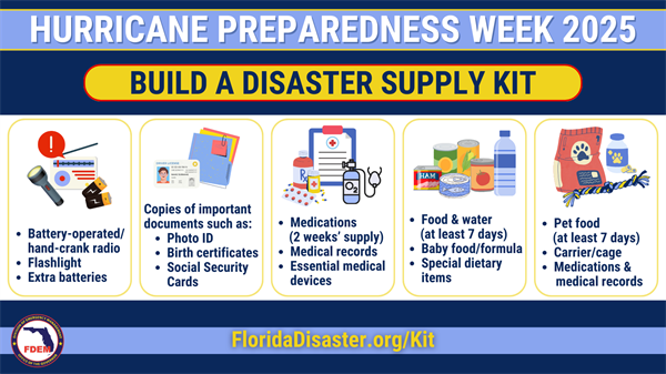 Escambia County Observes Hurricane Preparedness Week Through May10