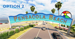 Pensacola Beach Gateway Sign Poll Results - Beach Ball Wins, Comments Reveal More